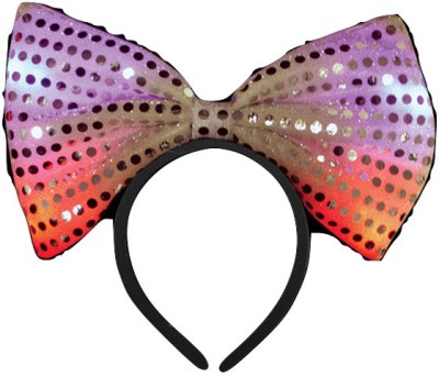 

Funcart Light-Up Sequin Bowknot Headband-Silver