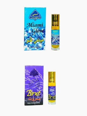 

Asmi Couple Perfume Brut Miami Glow Floral Attar(Floral)