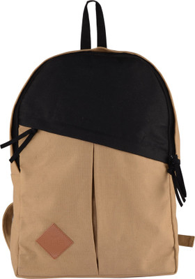 

FLIP Brown Trendy Canvas Laptop Backpack 12 L Backpack(Brown)