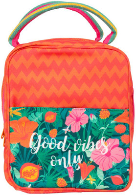 

Chumbak Good Vibes Lunch Bag(Orange, 1 L)