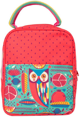 

Chumbak Owl You Can Eat Lunch Bag(Red, 1 L)