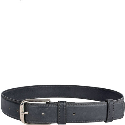 

Hidesign Men Black Genuine Leather Belt
