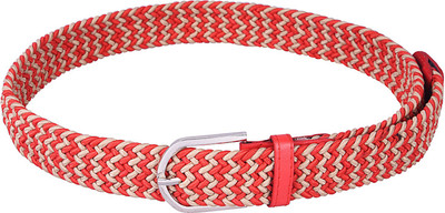 

Stylehoops Men & Women Casual Red, Brown Fabric Belt, Brown;red