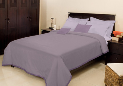 

Bombay Dyeing Plain Single Coral Blanket(Microfiber, Purple)