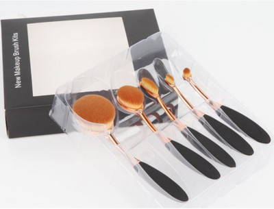 

VibeX ™ Elite Oval Makeup Powder Lip Eyeshadow Brushes Set(Pack of 5)