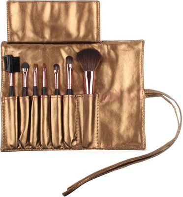 

Futaba 7 pcs Makeup Brush Set - Gold(Pack of 7)