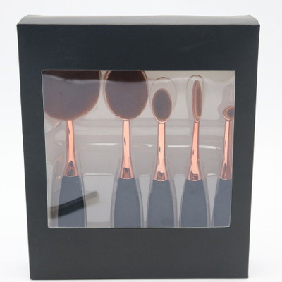 

VibeX ® Soft Bristle Oval Makeup Cosmetic Brushes Kit(Pack of 5)