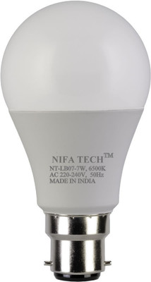 

NIFA TECH 7 W Standard B22 LED Bulb(White)