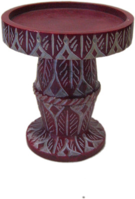 

VRS Coloured Soapstone Handcrafted Candle Holder, Candle stand ,Candlestick for Gift, Home Decor ,Restaurant , Table Decor , Corner Decor & Showpiece Stoneware 1 - Cup Candle Holder(Multicolor, Pack of 1)