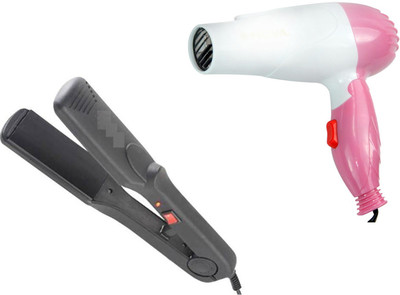 

3P Kart HNC-522CRM Personal Care Appliance Combo(Hair Straightener, Hair Dryer)