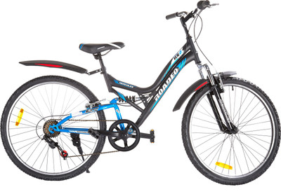 

Hercules Roadeo UX2 26 T Mountain Cycle(6 Gear, Black, Blue), Cyan;matt black