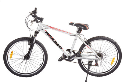 

Hercules Roadeo Hardliner 24 T Mountain/Hardtail Cycle(6 Gear, Silver), Quick silver