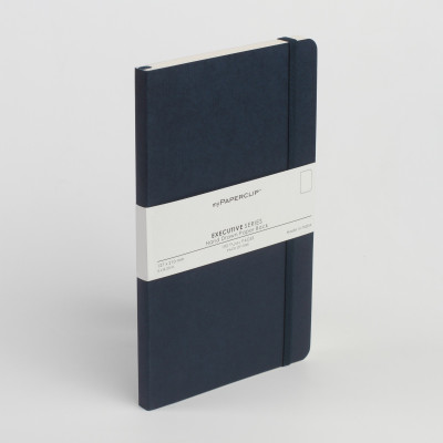 

Mypaperclip Regular Notebook(192 Plain Pages Executive Series, Blue)