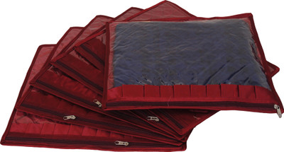 

Annapurna Sales Designer Single Saree Cover - Set of 6 Pcs. ASRJ00560(Maroon)
