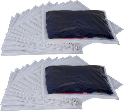 

Annapurna Sales Designer Non-Woven Single Saree Cover - Set of 24 Pcs. ASRJ00553(White)
