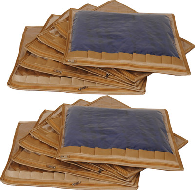

Annapurna Sales Designer Single Saree Cover - Set of 12 Pcs. ASRJ00565(Golden)