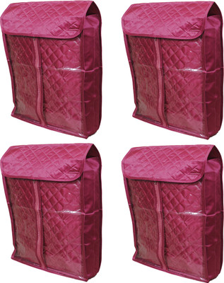 

Annapurna Sales Designer Fornt transparent Salwar suit/Kurta Cover - Set of 4 Pcs. ASRJ00581(Pink)