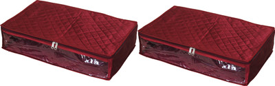 

Annapurna Sales Designer 5" Height Side Transparent Ghahra/lenga Cover - Set of 2 Pcs. ASRJ00575(Maroon)