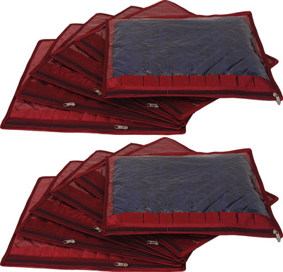 

Annapurna Sales Designer Single Saree Cover - Set of 12 Pcs. ASRJ00561(Maroon)
