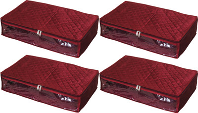 

Annapurna Sales Designer 5" Height Side Transparent Ghahra/lenga Cover - Set of 4 Pcs. ASRJ00577(Maroon)