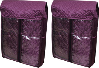 

Annapurna Sales Designer Fornt transparent Salwar suit/Kurta Cover - Set of 2 Pcs. ASRJ00589(Purple)