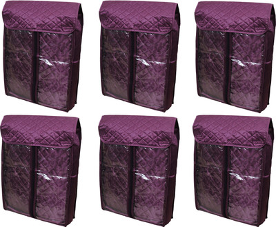 

Annapurna Sales Designer Fornt transparent Salwar suit/Kurta Cover - Set of 6 Pcs. ASRJ00592(Purple)