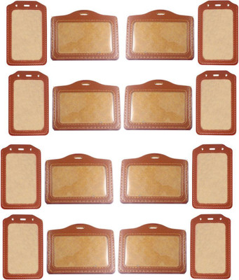 

TheFlauntStore Plastic ID Badge Holder(Pack of 16)