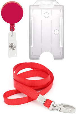 

TheFlauntStore Plastic ID Badge Holder(Pack of 3)