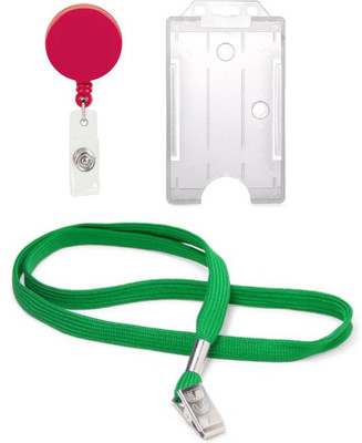 

TheFlauntStore Plastic ID Badge Holder(Pack of 3)