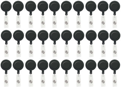 

TheFlauntStore Plastic ID Badge Holder(Pack of 30)