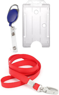 

TheFlauntStore Plastic ID Badge Holder(Pack of 3)