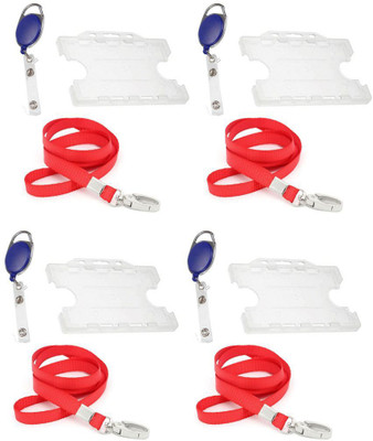 

TheFlauntStore Plastic ID Badge Holder(Pack of 12)