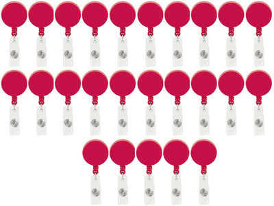 

TheFlauntStore Plastic ID Badge Holder(Pack of 25)