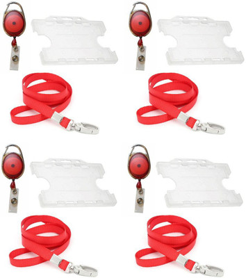 

TheFlauntStore Plastic ID Badge Holder(Pack of 12)
