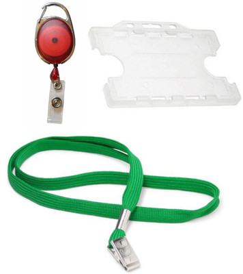 

TheFlauntStore Plastic ID Badge Holder(Pack of 3)