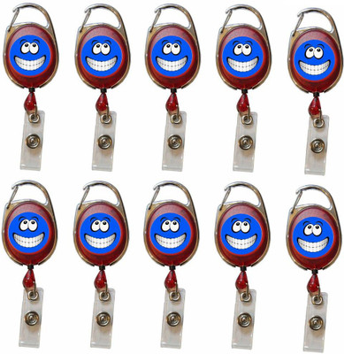 

TheFlauntStore Plastic ID Badge Holder(Pack of 10)