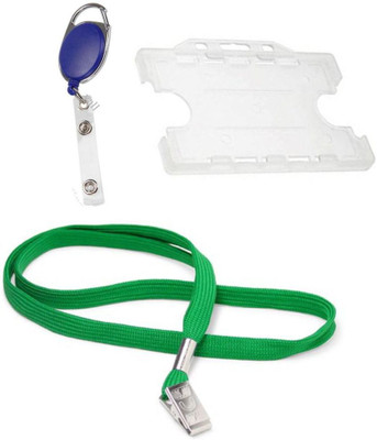 

TheFlauntStore Plastic ID Badge Holder(Pack of 3)