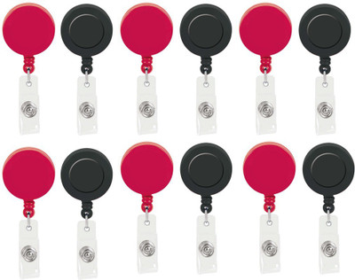 

TheFlauntStore Plastic ID Badge Holder(Pack of 12)