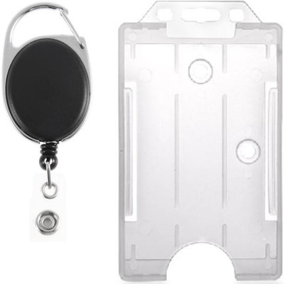 

TheFlauntStore Plastic ID Badge Holder(Pack of 2)