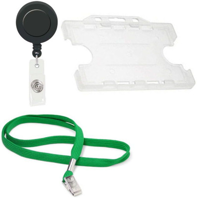 

Box 18 Plastic ID Badge Holder(Pack of 3)