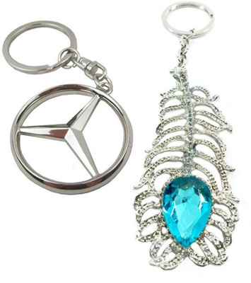 

Alexus Mercedes And Oh My God Key Chain(Silver)