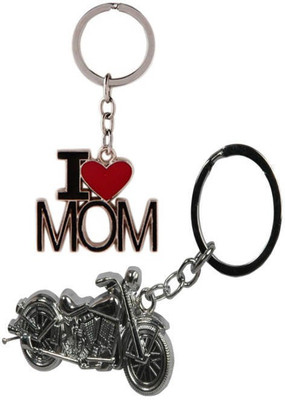

Alexus Mom And Bike Key Chain(Silver)