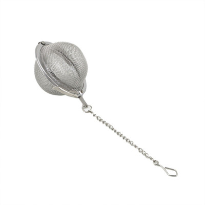 

Singtronics Stainless Steel Sphere Locking Spice Tea Filter Infuser Strainer Mesh Ball Key Chain