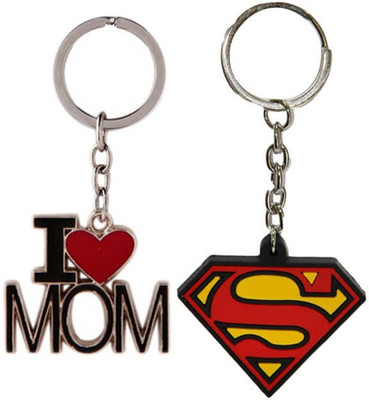 

Alexus Mom And Superman Key Chain(Silver)