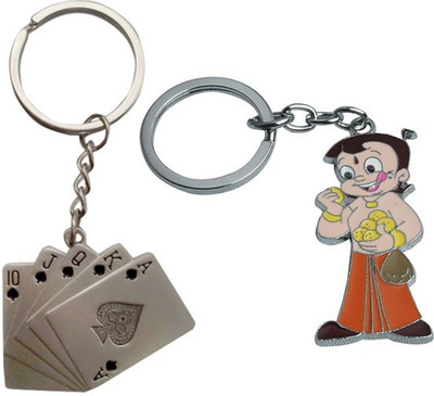 

Alexus Card And Chotabheem Key Chain(Silver)