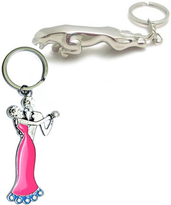 

Alexus Couple A And Hyundai A Key Chain(Silver)