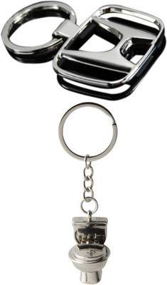 

Alexus Honda And Commode Key Chain(Silver)