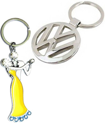 

Alexus Couple B And Volkswagon Key Chain(Silver)