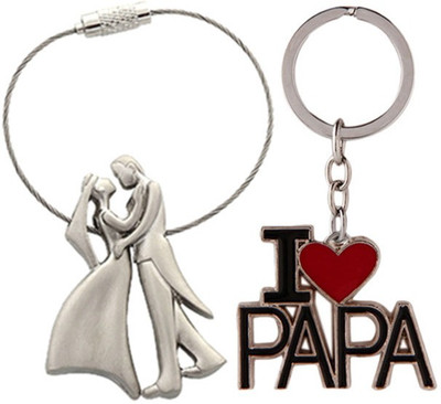 

Alexus Couple And Oh My God A Key Chain(Silver)