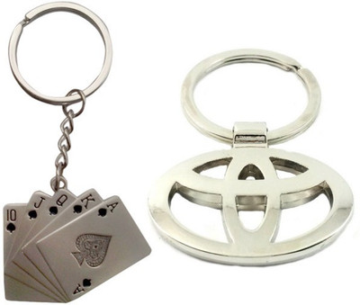

Alexus Card And Toyota Key Chain(Silver)